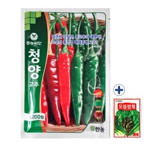 2023 고추종자 청양 고추 종자 씨 씨앗 + 모듬쌈채 1봉 농사친구, 청양1200립+모듬쌈채1봉