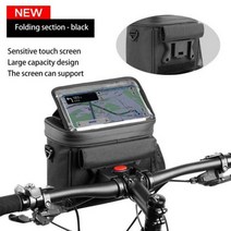 오르트립 새들백 자전거 안장가방 휠업 자전거 앞 핸들 바 가방 프레임 패니어 정리 파우치 MTB 방수 휴, 02 dark gray, 02 drk gry