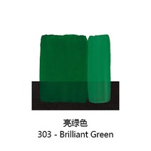 아크릴물감 다이소아크릴물감 아크릴 물감 사용법 백드롭페인팅재료, 200ml/지점, 녹색 303 밝은 녹색