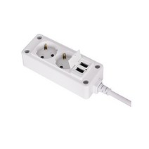 브레넨스툴 안전멀티탭 하이탭 16A, USB 2구