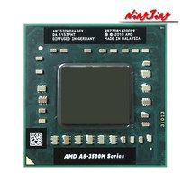 컴퓨터 부품 Amd A8-Series A8-3520M a8 3520 m 1.6 ghz 쿼드 코어 스레드 cpu 프로세서 am3520ddx43gx 소켓 fs1, 한개옵션0
