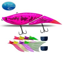 스윔베이트 플로팅 조인트 루어/뾰족한 /소프트 테일 낚시 190mm 55g 2 섹션, 15 Color-17_01 F 190mm 55g