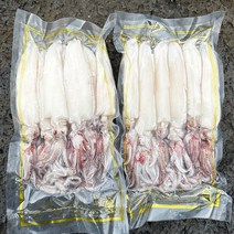푸르디 제주 제철 손질 냉동한치 횟감 급냉 한치회 물회 무침 실중량, 1팩, 500g