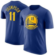 THOMPSON 11 골든스테이트 워리어스 NBA 반팔 티 셔츠 클레이 탐슨 빅사이즈 농구 스웻 셔츠 슈팅 져지