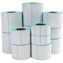 JINGHENG 감열 라벨 속달송장 프린터 전용 감열 라벨지 지관 25mm/40mm, 5개, 80*40*800매*지관40