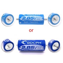 슈퍼 캐패시터 2.85V 3400F 슈퍼 패러드 캐패시터 137x60mm 긴 발 저주파 자동차 전원 공급 장치 R9UA 용, 한개옵션0