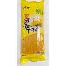 정 중국식품 옥수수면 옥수수100% 중국국수 400g, 1세트