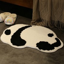 두꺼운 캐시미어 양탄자 귀여운 이형 욕실 매트 불규칙 거실 침실 침대 옆 카펫 물세탁 발매트