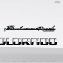 그리븐 크롬 메탈엠블럼 쉐보레 콜로라도 70371