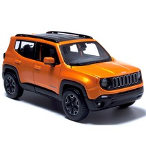 마이스토 지프 [JEEP] 모형자동차, 1:24 스페셜 지프[JEEP] 레니게이드 오렌지