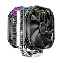 I7 10700 DEEPCOOLAS500 PLUS 5 히트 파이프 CPU 쿨러 220WTDP 라디에이터 140mm 무소음 냉각 팬 인텔 L, 01 없음 RGB_01 AS500