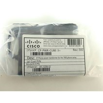 NEW CP-PWR-CUBE-3= CISCO 7900 SERIES IP PHONE 용 파워어댑터 341-0206-02, 상세내용참조