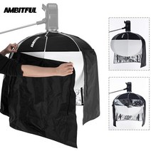 AMBITFUL-60cm 접이식 구 소프트박스 종이 랜턴 공 모양 글로브 디퓨저 보웬스 엘린크롬 프로도토 마운트 스튜디오 플래시, 60cm Elinchrom Mount