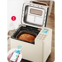 제빵기 베이커리장비 빵굽는기계 식빵만들기 데크오븐 제빵용오븐 건강제빵기 제과제빵오븐 홈 빵 기계 다기능 소형 전자동 지능형 조화 표면 발효 아침 토스트 반죽 기계 0, 와이파이 클라우드 레시피, 씨엔, 일본