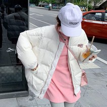 JINGHENG 가을겨울 야상 한국판 오버사이즈 야구복 C042