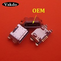 100Pcs 도크 마이크로 플매트 카펫 러그 USB 충전 충전기 포트 커넥터 K22 K12 플러스 K12Plus K40 Q60 LMK200B LM-K200 LMK200Z LMK20, [02] OEM