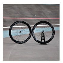 카본휠셋 자전거 로드 pizz pista cypher 60mm track bike fixed carbon wheelset clincher 바퀴 fixedgear wheelset, 흰색 로고
