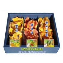 명절 새해 구정 선물 베트남 건 과일 망고 파파야 파인애플 3종 셋트 답례품으로 (노니차 300g증여)