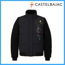 까스텔바작 겨울여성골프웨어 양털 후리스 여자 비건 패딩 점퍼