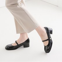 나나구두 여성 스트랩 진주 메리제인 펌프스 3cm