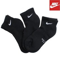 SX6844-010 나이키 Y 퍼포먼스 쿠션 쿼터 양말 3팩, 상세설명 참조