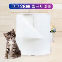 [호환] 쿠쿠 공기청정기 필터 세이퍼 6장 AC-28W 전용 ACF-28WMT10, 단품