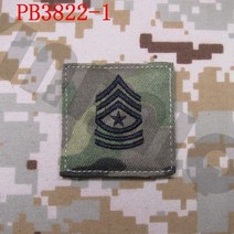 미군계급장 소방계급장 병과마크 특접전사패치 자수 패치 멀티캠 배경 블랙 디자인 미국 육군 계급 밀리터리 후크 뒷면