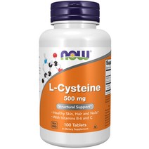 나우푸드 L-Cysteine 시스테인 500mg 100타블렛, 100타블렛 1통, 100정, 1개