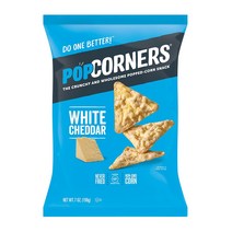 [미국직배송]팝 코너스 크리스피 칩 198g Popcorners 7oz, 화이트 체다(White Cheddar)(