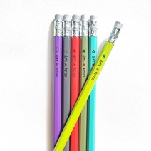 [네임연필] 모나미 바우하우스 육각연필 2B B 연필세트 _ 1.그림있음, 6자루(B)