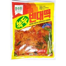 [더착한푸드]녹두빈대떡가루(다원 400g) 식자재마트 대용량 업소용 빈대떡가루 다원녹두가루 녹두분말, 1개