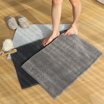 모던데일 뽀송 욕실 발매트 대 연그레이 4개, 진그레이