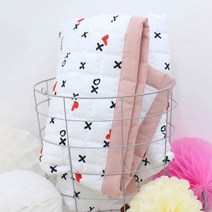 자투리 인견누빔 하트OX