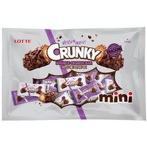 칠성 크런키 더블 크런치바 미니 361g, 2개