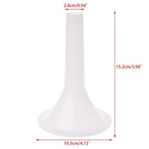고기 충전용 플라스틱 고기 분쇄기 소시지 스터 퍼 튜브 경적 깔때기, E, 하나, E