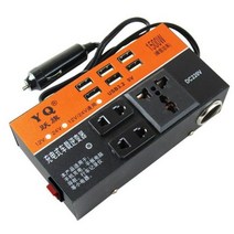 주행충전기 자동차 차량용 인버터 2000W 피크 전원 다기능 범용 DC 12V 220V 다중 보호, as pic