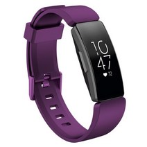 Fitbit Inspire / HR 용 손목 스트랩 시계 밴드 활동 추적기 스마트워치 교체용, Dark Purple_S Size