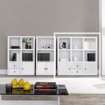 인테리어 심플 3단 와이드 오픈 서랍 수납책장 1200 깔끔한 신혼 감성 서재, 오크