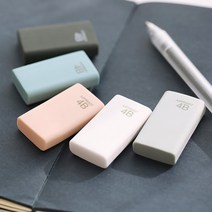 소프트 잘지워지는 학용품 미술용품 4B 지우개 KK599, 지우개/색상랜덤발송