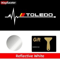 좌석용 반사 비닐 자동차 창 스티커 이비자 큐프라 아로나 Ateca 코르도바 엑세오 레온 미이 타라코 톨레도 아로사 알티아 알함브라, Toledo+1 Piece