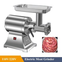 전기 고기분쇄기 고기 분쇄기 상업용 주방 식품 소시지 메이커 140 218R/분, 5.220V - 미국