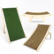 고양이 수직 카페트 해먹 스크래쳐 3ways, 브라운