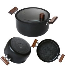 [KT알파쇼핑]눌러붙지않는 티타늄코팅 인덕션 겸용 양수냄비 24cm, 상세페이지참조, 선택:24양수_9068