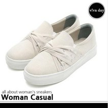 RO 745 여성 리본슬립온 단화 굽3cm