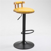 lofty 최신 카운터 스툴 가정용 단단한 나무 식당 의자 모던하고 심플한 바 고탄성 컴포트 가구 안정적인 구조, [07] 60-80cm lift