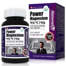 파워 마그네슘 신경과 근육기능 유지에 필요 산화마그네슘 캐나다제조 1350mg 100정 파워 마그네슘, 1개