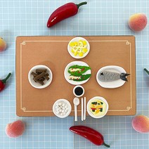 [문구티쳐] 토단 클레이로 전통 3첩 반상 만들기 1인세트 diy 클레이 점토놀이 설날 만들기 새해만들기 미니어쳐 음식만들기 세트 클레이만들기 차례상 차례음식