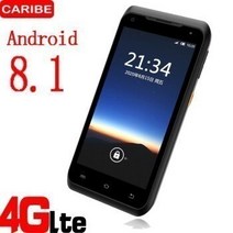 [해외] CARIBE PL55L PDA 1D 2D 바코드 QR 코드 스캐너 UHF RFID 125K NFC 핸드 헬드 터미널 (안드로이드 8.1 포함), 1D 125K EU