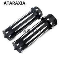 오토바이발판 슈퍼커브발판 핸들 바 손 그립 footpeg 페달 harley sportster xl883 1200 touring dyna softail custom, 1인치 그립