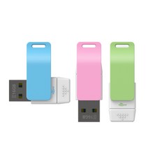 엔보우 밀크/밀크 C타입 8GB OTG USB메모리, 1, 밀크 8GB 그린(5핀)